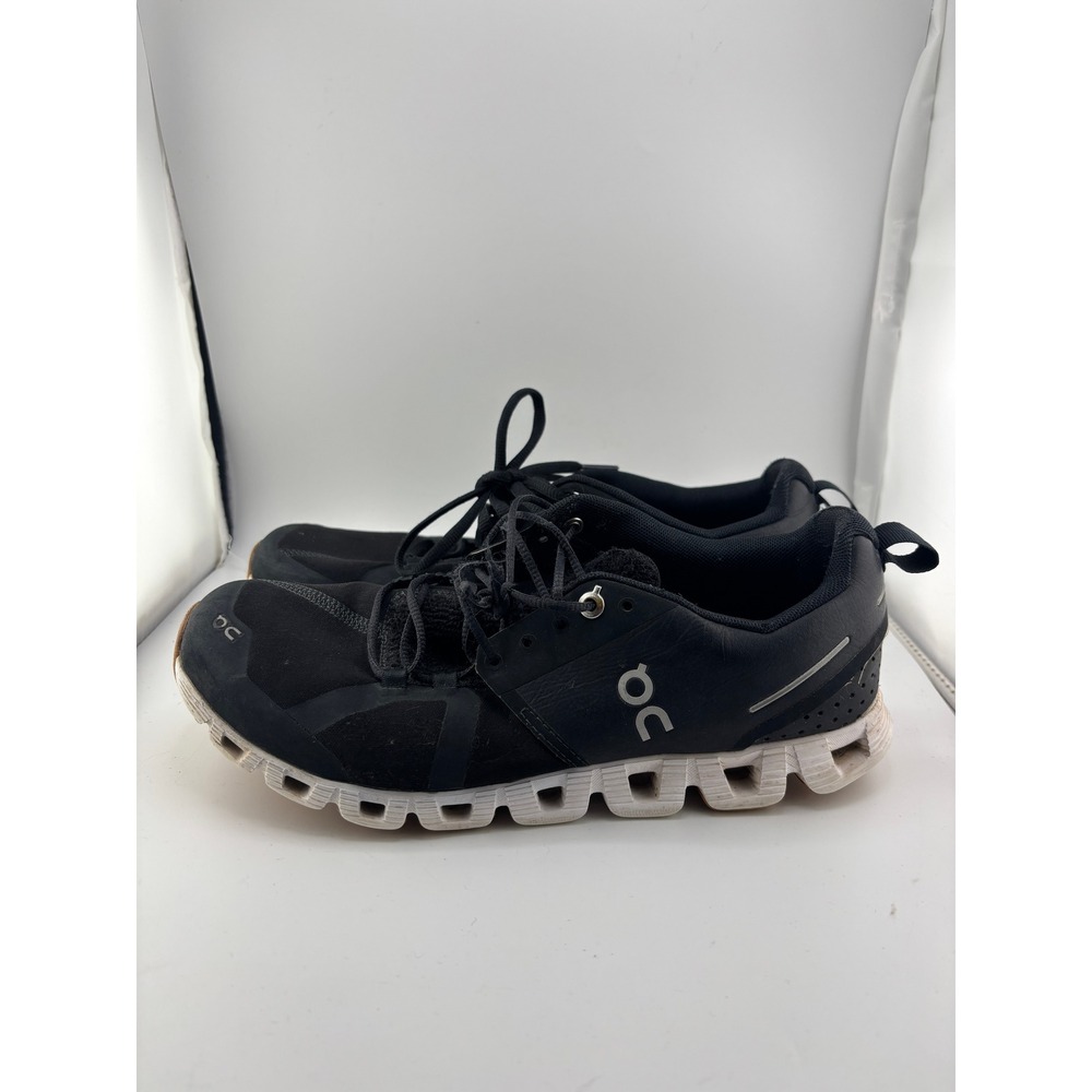 On Running Cloud Black White Gum Swiss Engineering Sneakers Women 9 19.0001
